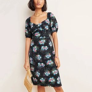 Anthropologie Scarletta Sweetheart Mini Dress
